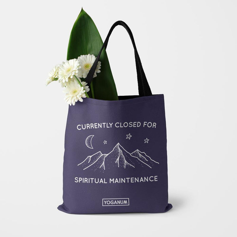 Closed for spiritual maintenance - Tote bag