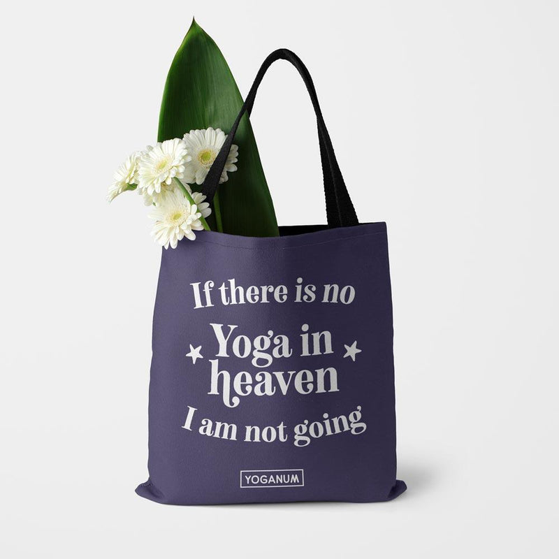 No yoga in heaven - Tote bag