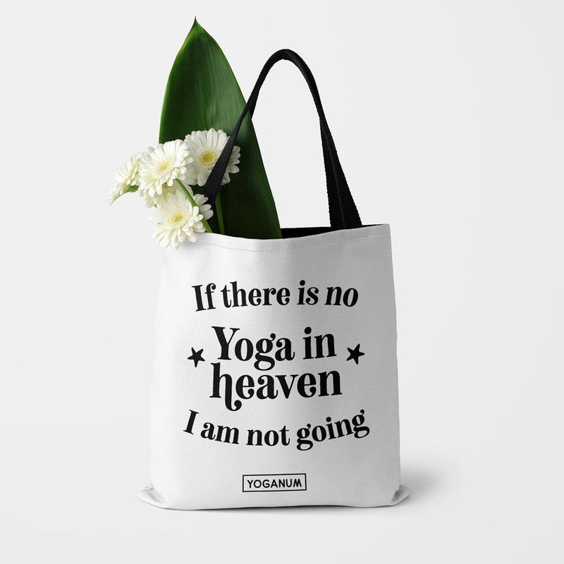 No yoga in heaven - Tote bag