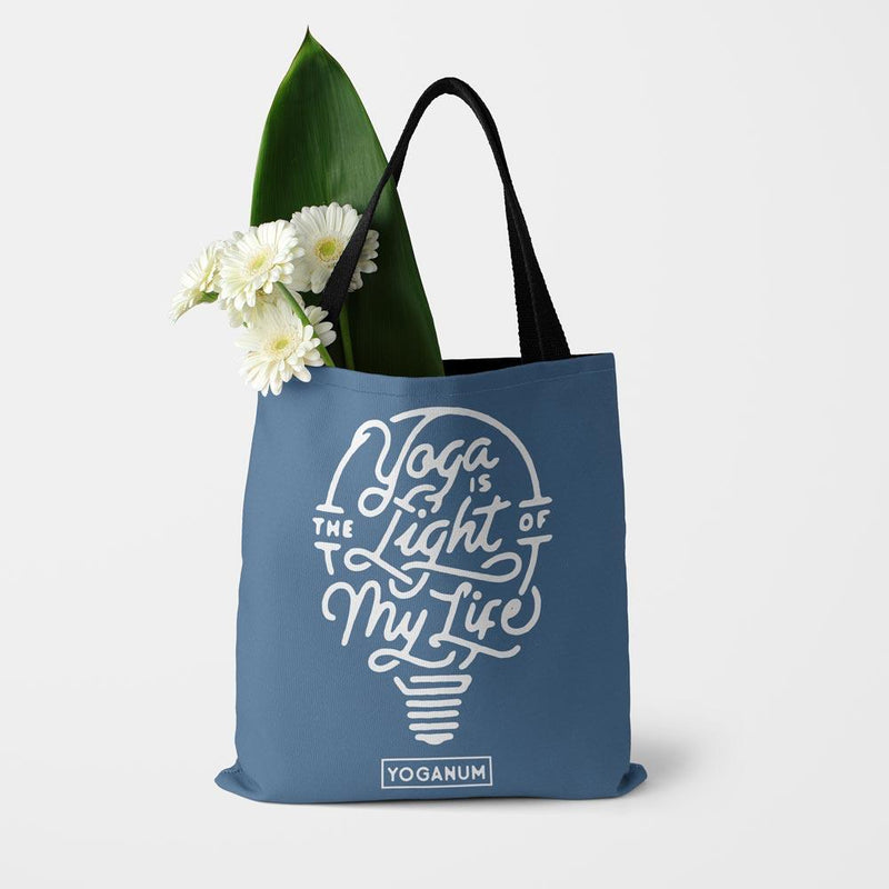 Yoga is the light - Tote bag